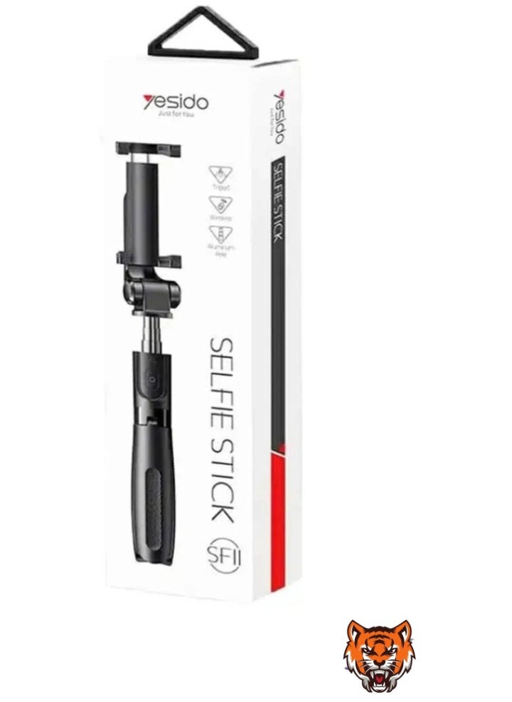 TIGER Selfie Stick Tripod – Foldable, Wireless with Bluetooth Remote for Perfect Selfies, Vlogging, and Photos  - Image 5