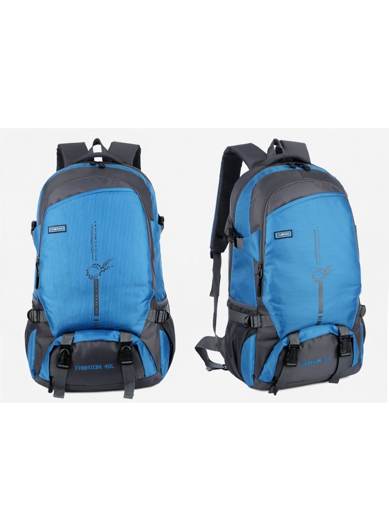 فليم هورس حقيبة ظهر خارجية مطورة لتسلق الجبال بسعة 45 لترًا مقاومة للماء للرجال والنساء حقيبة ظهر سفر كبيرة السعة - Image 2