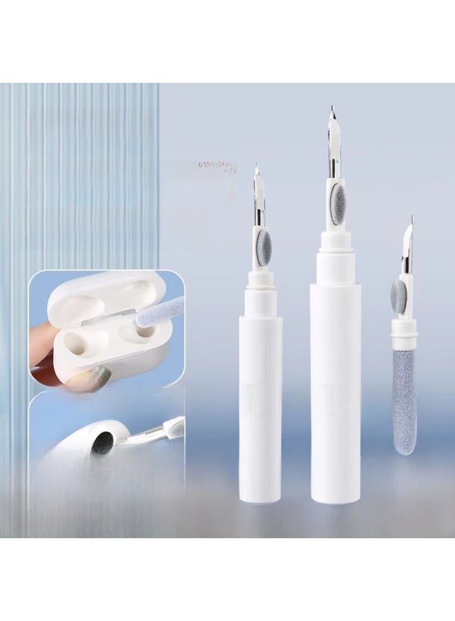 Hot Bluetooth Headset Cleaning Pen Multifunctional Cleaning Brush Headset Cleaner Bluetooth Headset Cross Cleaning Brush-Color:First Generation Pearl Bag White  - Image 1