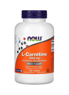 L-Carnitine Dietary Supplement 1000 mg 100 Tablets