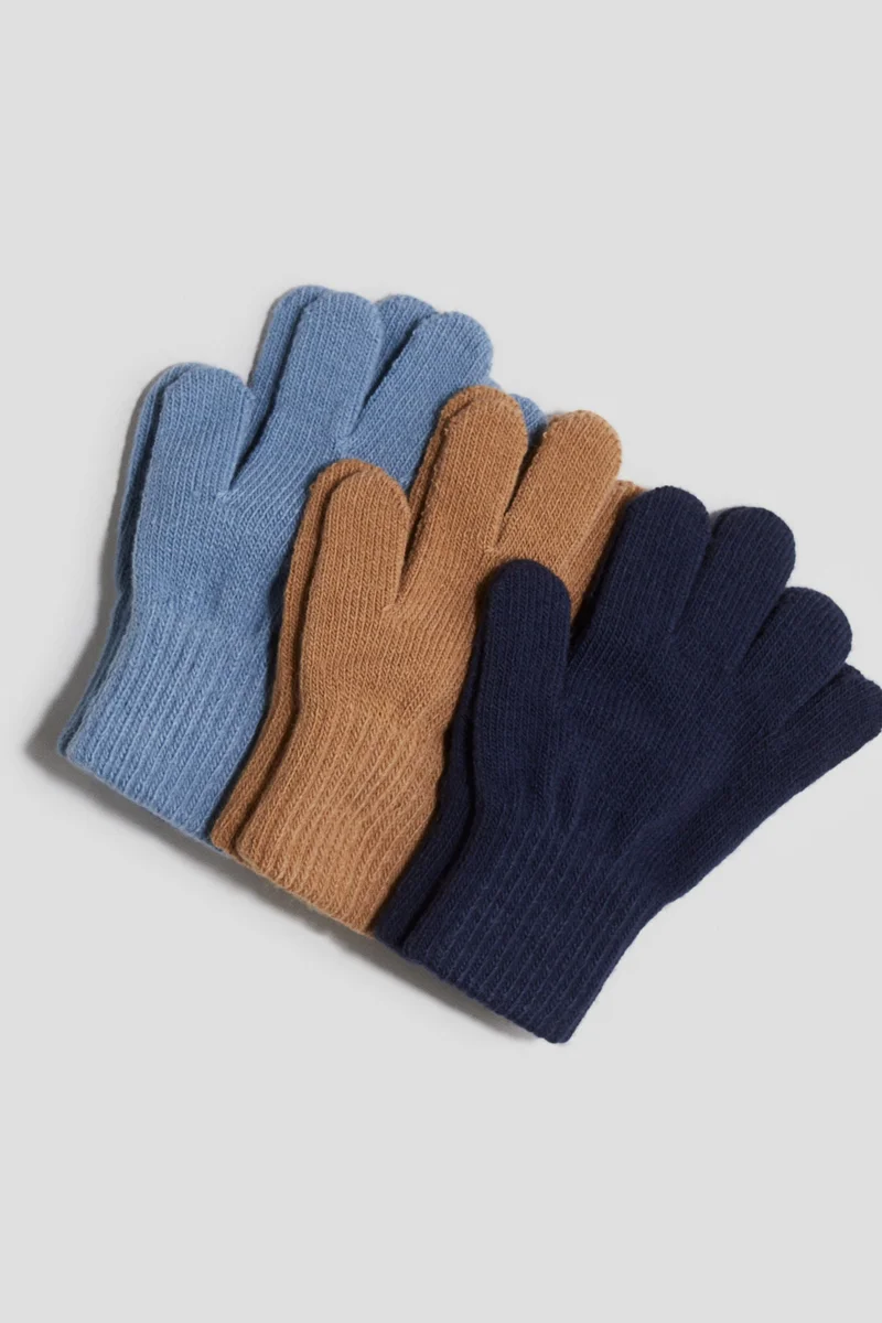 H&M 3-pack gloves