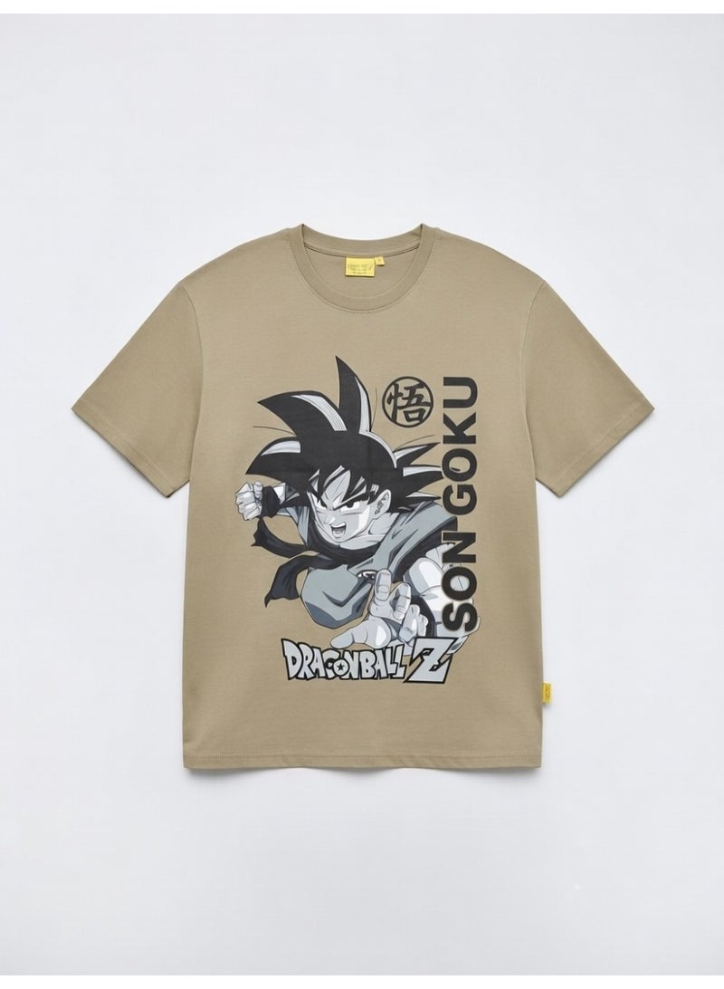 Dragonball Z MENS T-SHIRT OVERSIZE DROPPED SHOULDER T-SHIRT - Image 1