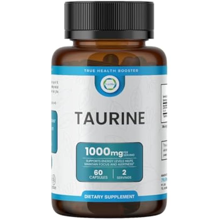 TRUEMED Taurine 1000mg with Magnesium Glycinate & Alpha Lipoic Acid – Supports Natural Energy, Focus & Wellness – Caffeine-Free, Non-Stimulant, Antioxidant Support – 60 Capsules, Made in USA - Image 3
