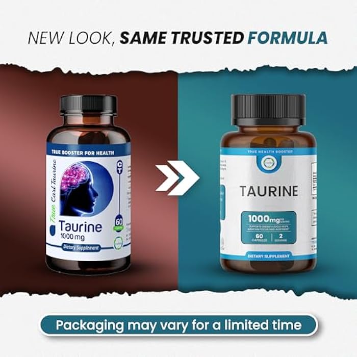 TRUEMED Taurine 1000mg with Magnesium Glycinate & Alpha Lipoic Acid – Supports Natural Energy, Focus & Wellness – Caffeine-Free, Non-Stimulant, Antioxidant Support – 60 Capsules, Made in USA - Image 5