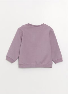 LC WAIKIKI Crew Neck Long Sleeve Printed Baby Girl Sweatshirt and Tights 2-Pack Set  - Image 4