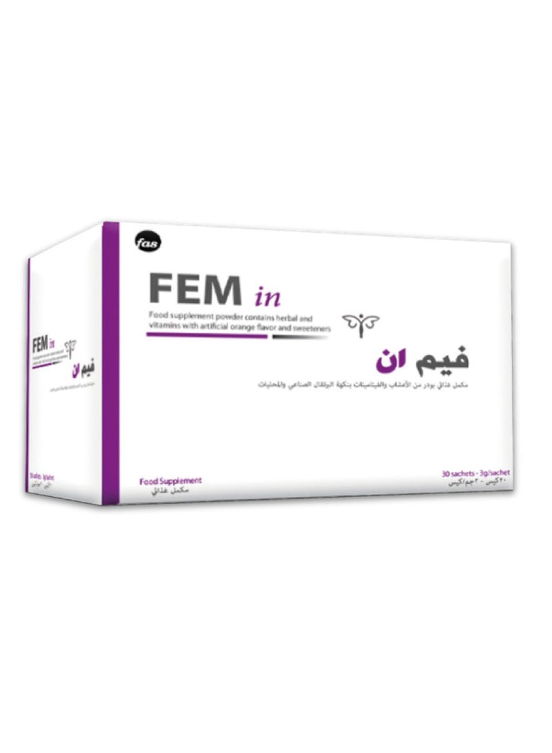 Fas Fem In Dietary Supplement for Women - 30 Sachets - Image 2