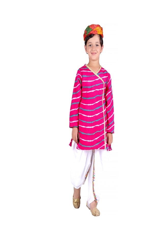 DESI ANDAAZ Rajasthani Dress For Boys Indian State Fancy Dress Costume for Kids - Image 1