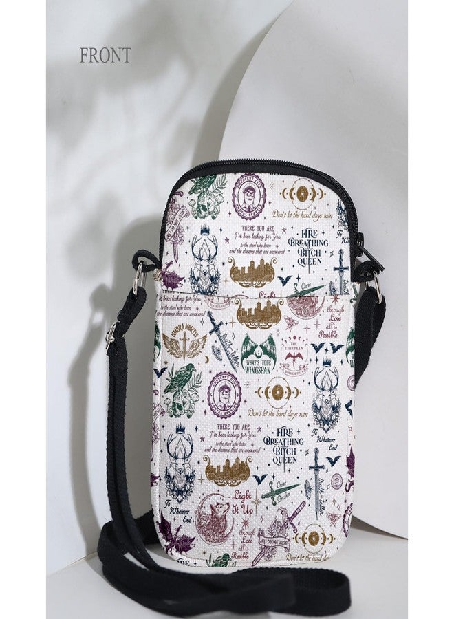 MAOFAED Literary Inspired Gift, Crossbody Bag for Book Lover, Don’t Let The Hard Day Win, Bookish Merchandise (light itCB) - Image 3