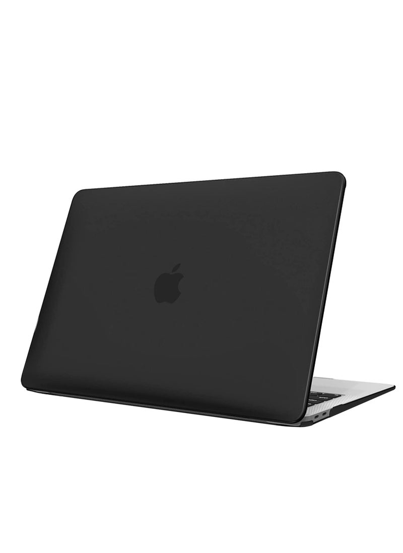 Generic Hard Case Compatible with MacBook Air 13.6 inch 2025---2022 Release A3240/A3313/A2681 M3/M2 Chip with Liquid Retina Display & Touch ID, Protective Plastic Hard Shell Case Cover ,Black  - Image 1
