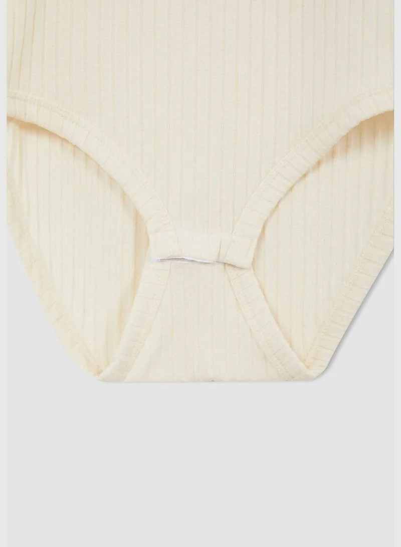 ديفاكتو New Year Regular Fit Turtleneck Long Sleeve Bodysuit