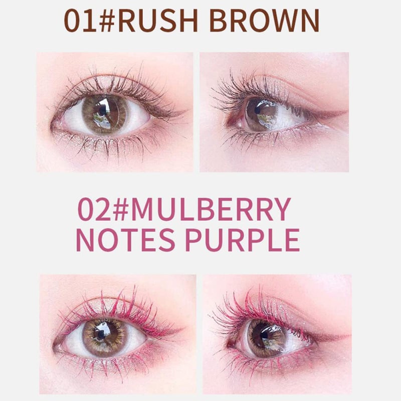 Healeved 6pcs Rainproof Mascara Beauty Tools Ultra-fine Lady Mascara Volatile Lash Colorful Makeup Eyelash Makeup Tool - Image 5