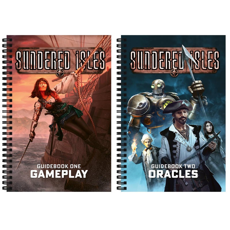 Modiphius Entertainment Ironsworn Starforged Sundered Isles Guidebooks Bundle 2 Expansion Wirebound RPG Books Rules Tables Nautical Themed - Image 3