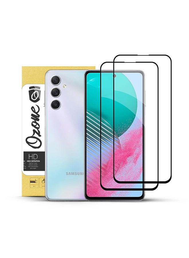 O Ozone Screen Protector for Samsung Galaxy M54, 9H Hardness Full Coverage Screen Guard HD Ultra-thin Tempered Glass Screen Protectors- 2 Pack - Image 1