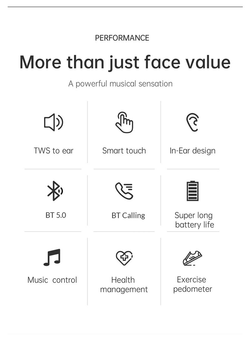 AROAQ GT69 Smart Watch with TWS Earphones Heart Rate Blood Pressure Oxygen Monitoring Bluetooth Call Music and Sports Features for Men and Women Gray - Image 4