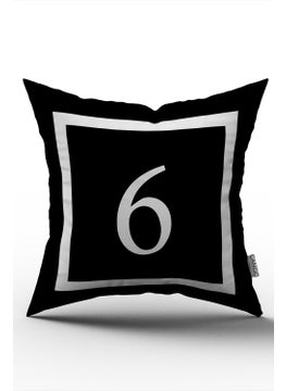 Digital Printing Throw Pillow Cover with Numbers -6