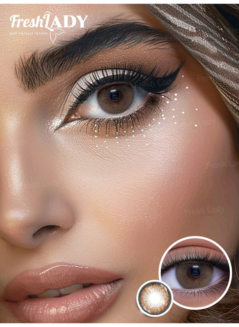 فريش ليدي عدسات لاصقه ملونه للعين - درجة دراما - Image 3