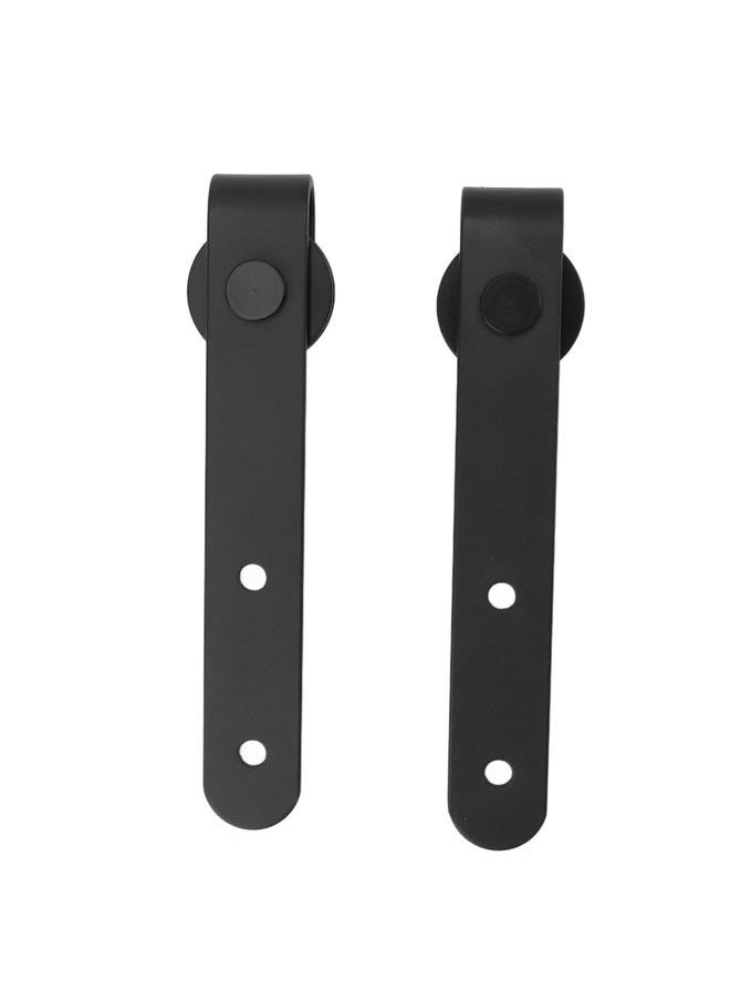 Thoraya Cabinet Door Sliding Hanging Rail Pulley Kit Smooth Silent Barn Door Style Rollers Hardware Set  - Image 3