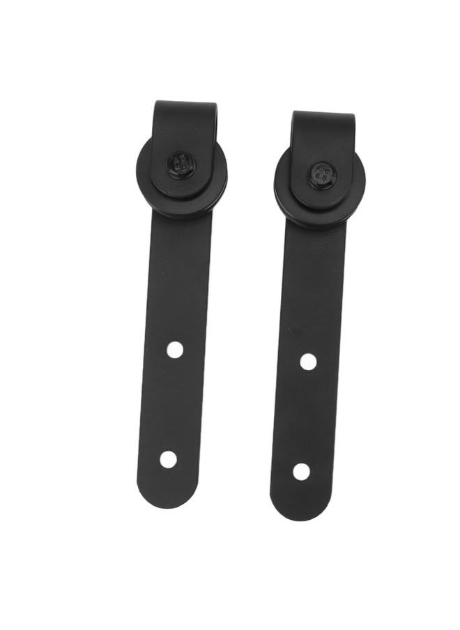 Thoraya Cabinet Door Sliding Hanging Rail Pulley Kit Smooth Silent Barn Door Style Rollers Hardware Set  - Image 2