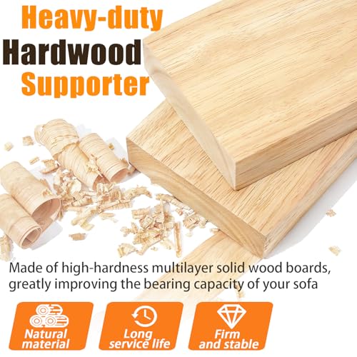 LAVEVE Heavy Duty Couch Cushion Support Board for Sagging Sofa, 21.5''x48'' Extra Thick Solid Wood Under Couch Insert with Anti-Slip Dots, Repair Sagging Spring Sofa and Replace Worn Cushions - Image 2