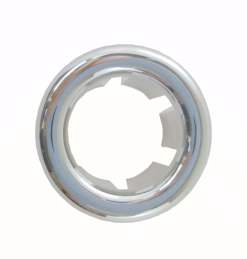 VRSS 6-Claw Bathroom Kitchen Sink Overflow Ring Basin Trim Cover Hole Insert in Caps (2Pcs Silver) - Image 2