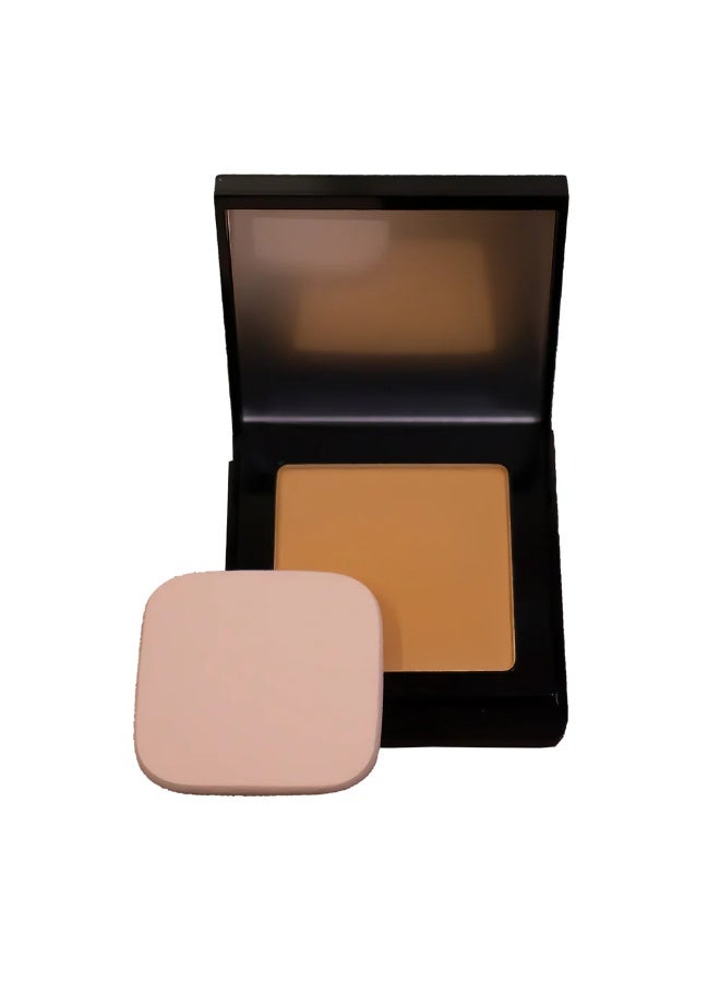IDA Beauty Glam It! Perfect Full Coverage Matte Powder Pressed Foundation | 2-in-1 Setting & Foundation | Matte Finish, Long-Lasting, Lightweight | Vegan, Halal, Cruelty-Free (UZO 10) - Image 2