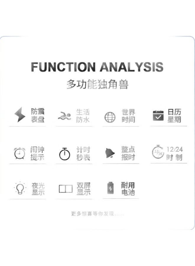 MAX-G Electronic Watch For Men, Teenagers, Middle School Students, Trendy, For Primary And Secondary School Children, Boys, Sports, Waterproof, Gift For Boys - Image 1