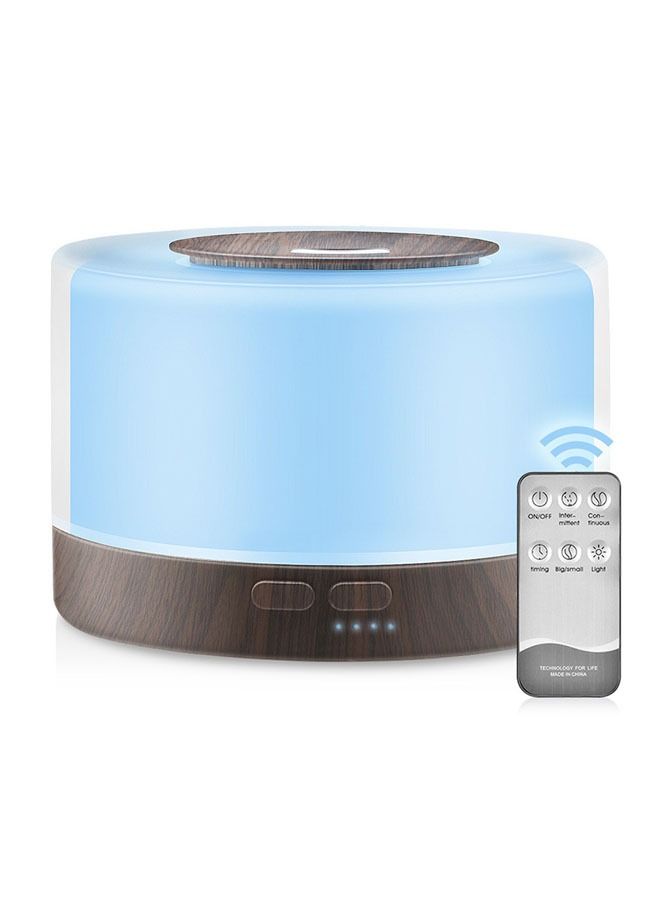 Arabest Essential Oil Diffuser, 500ml Aromatic Aromatherapy Diffuser for Essential Oil Cool Mist Humidifier 7 Colors Light, Silent Air Vaporizer with Remote Control for Home/Office  - Image 1