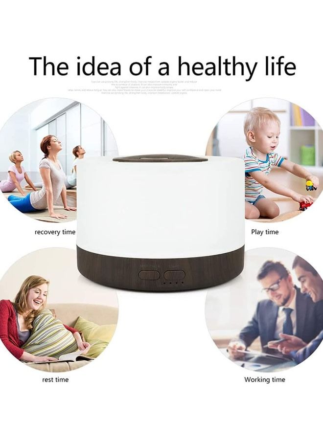 Arabest Essential Oil Diffuser, 500ml Aromatic Aromatherapy Diffuser for Essential Oil Cool Mist Humidifier 7 Colors Light, Silent Air Vaporizer with Remote Control for Home/Office  - Image 5