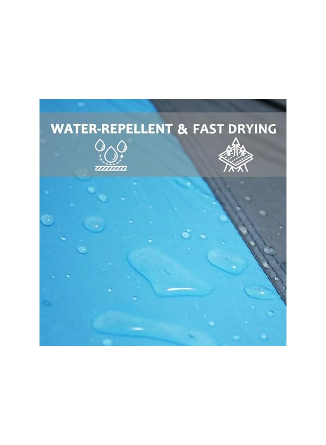 promass Oversized Nylon Waterproof beach mat, camping mat, picnic mat, Picnic Blanket - Sandproof Beach Blanket, Portable Lightweight Outdoor Blanket for Camping, Travel, Hiking - Image 4