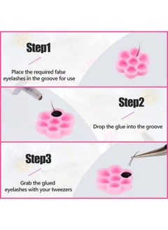 200 Pieces Flower Shape Glue Cup Eyelash Extension Glue Holder Flower Eyelash Glue Cup Eyelash Glue Pallet Grafting Eyelash Glue Cup False Lash Glue Holder For Women Girls Eyelash Extension Supply - pzsku/Z976F6047186B48820713Z/45/_/1683269432/db3df954-e3ca-47e0-aa1c-8d17ad39b97f