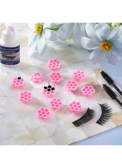 200 Pieces Flower Shape Glue Cup Eyelash Extension Glue Holder Flower Eyelash Glue Cup Eyelash Glue Pallet Grafting Eyelash Glue Cup False Lash Glue Holder For Women Girls Eyelash Extension Supply - pzsku/Z976F6047186B48820713Z/45/_/1683269437/d4faca24-e333-4056-ba97-079605763813