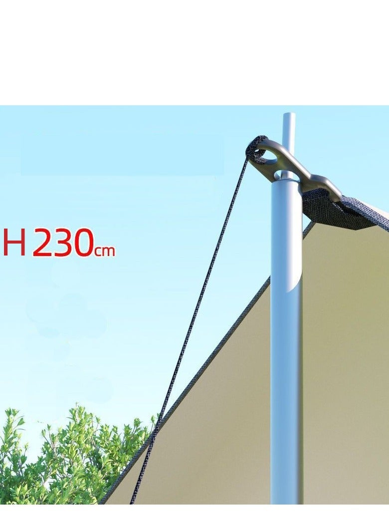 Arabest مظلة الشاطئ النهائية، خيمة كبيرة الحجم مقاومة للرياح في الهواء الطلق - مظلة شمسية محمولة وشجرة مقاومة للمطر للشاطئ والتخييم والمزيد - Image 2