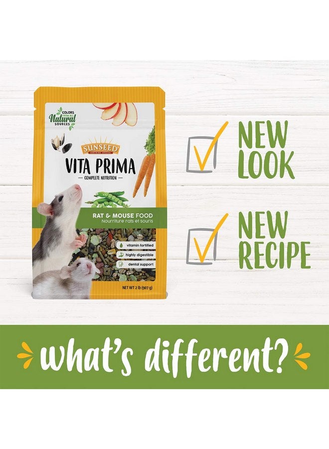 فيتاكرافت طعام Sunseed Vita Prima Complete Nutrition للفئران والجرذان، 2 رطل - Image 2