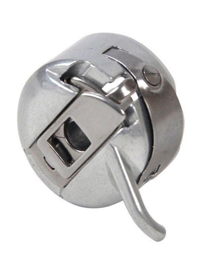 NIBEMINENT Metal Sewing Machine Bobbin Case Silver One Size - Image 4