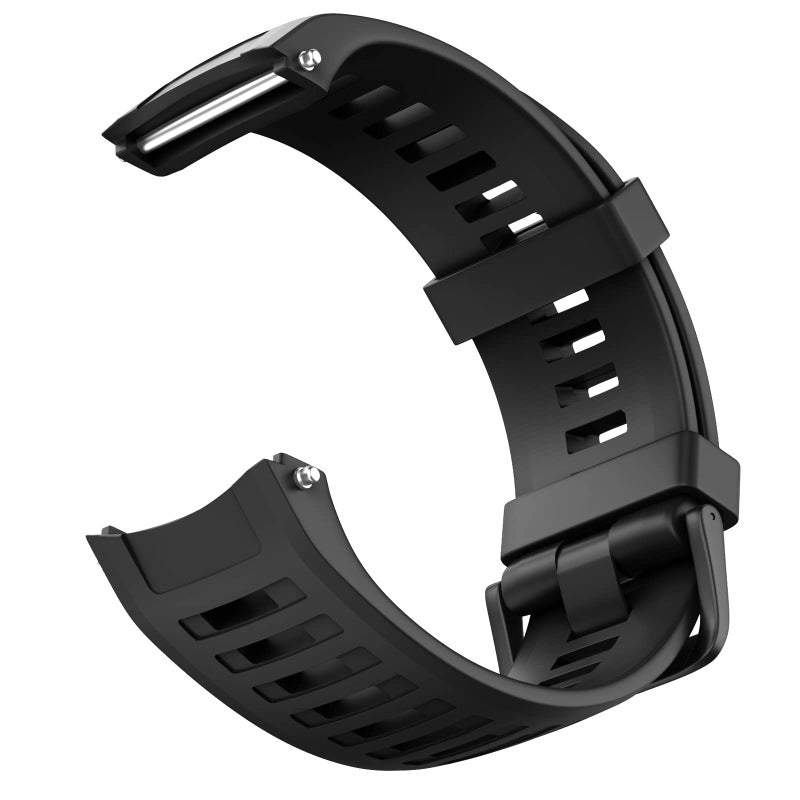 OVERSTEP for Garmin Instinct Band Soft Silicone Replacement Watch Strap Compatible with Garmin Instinct 2, Solar, Tactical, Crossover - Black - Image 2