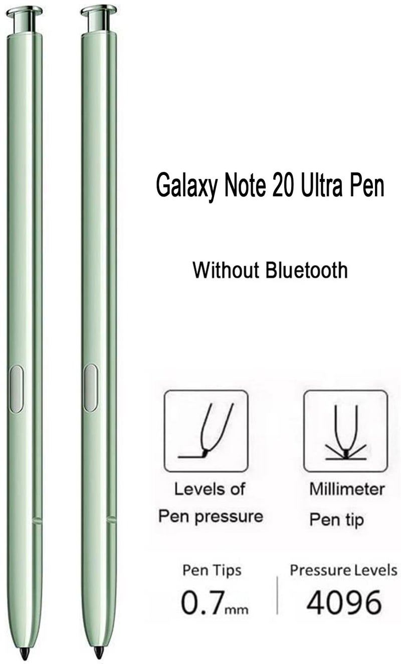 Befzygwk 2 Pcs Galaxy Note 20 Stylus Pen Replacement for Samsung Galaxy Note 20, Note 20 Ultra 5G S Pen Without Bluetooth Replacement with Tips/Nibs (Green) - Image 3