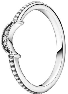 PANDORA Crescent Moon Beaded Ring  - Image 1