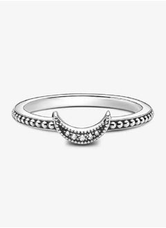 PANDORA Crescent Moon Beaded Ring  - Image 2