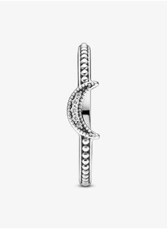 PANDORA Crescent Moon Beaded Ring  - Image 3