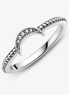 PANDORA Crescent Moon Beaded Ring  - Image 5