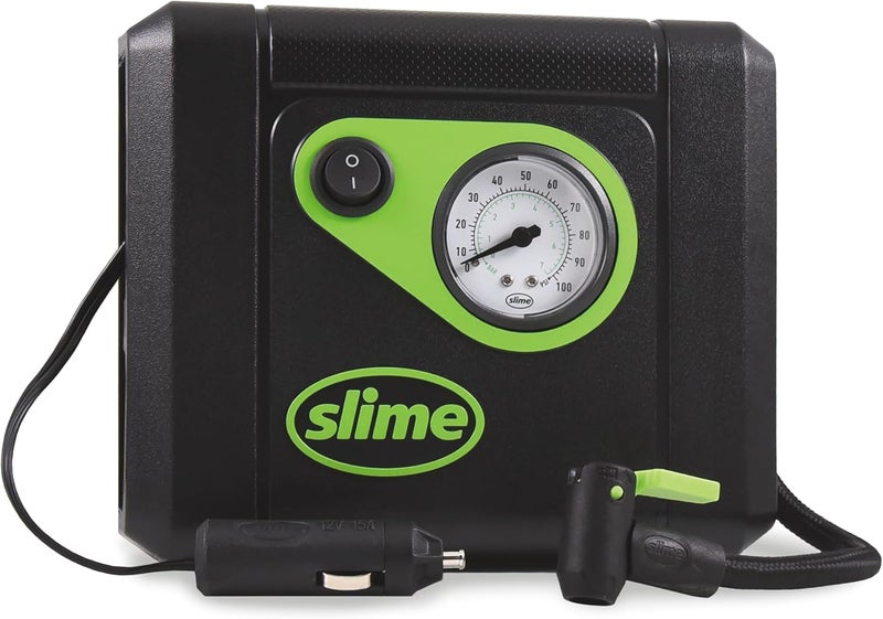 Slime Tire Inflator XL 40090, Quickly Inflates Large Tires of Trucks & SUVs, Quick Connect Air Hose & Space Saving Cord Storage, Inflates Tire in 5/7 mins - Image 3