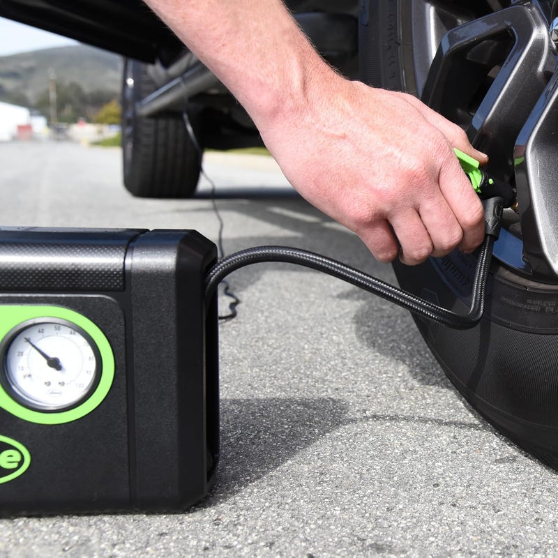 Slime Tire Inflator XL 40090, Quickly Inflates Large Tires of Trucks & SUVs, Quick Connect Air Hose & Space Saving Cord Storage, Inflates Tire in 5/7 mins - Image 4