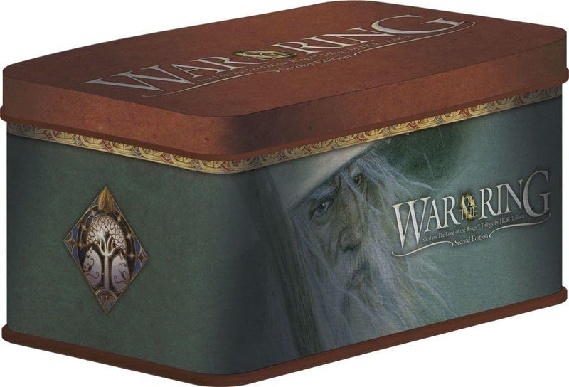 Ares Games War of The Ring Second Edition Card Box and Sleeves Gandalf Version 120CT Durable and Sturdy TTRPG TCG Card Storage Designed for use with War of The Ring Second Edition Sleeve Size 68 x 120mm - Image 2