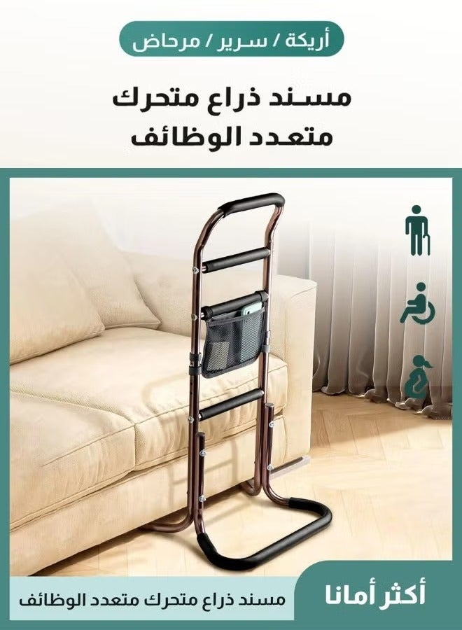 XiuWoo Multi-Functional Armrest Stand Assist for Elderly and Disabled Stand Assist For Elderly Chair stand Lift Adults Walking Assistance Portable, black - Image 1