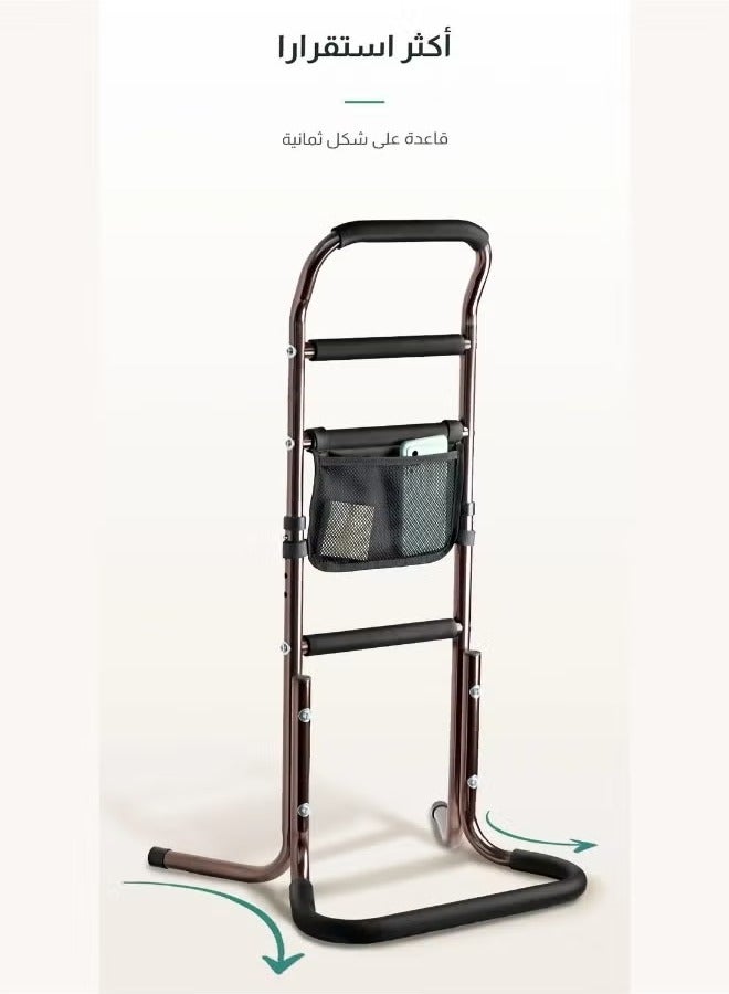 XiuWoo Multi-Functional Armrest Stand Assist for Elderly and Disabled Stand Assist For Elderly Chair stand Lift Adults Walking Assistance Portable, black - Image 5