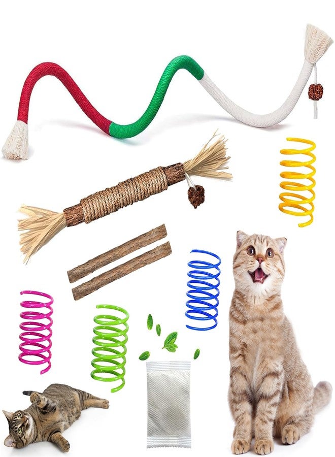 itPlus Cat Toys Chew Toys Catnip Rope Toys with Refillable Natural Catnip, Safe Teeth Cleaning Toy for Indoor Kittens Dental Care Cats Teeth Cleaning Interactive Cat Nip Kitty Toys for All Indoor Cats - Image 1