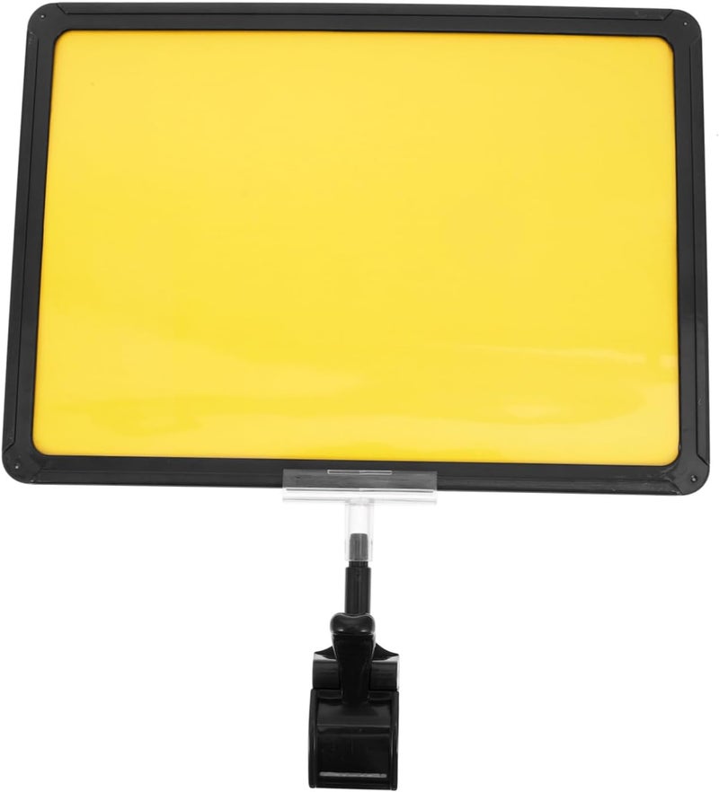 VOSAREA 2sets Price Tag Display Board with Clip for Retail Stores Supermarkets and Exhibitions Double-Sided Advertising Sign Holder for Product Pricing Easy to Use and Versatile - Image 1