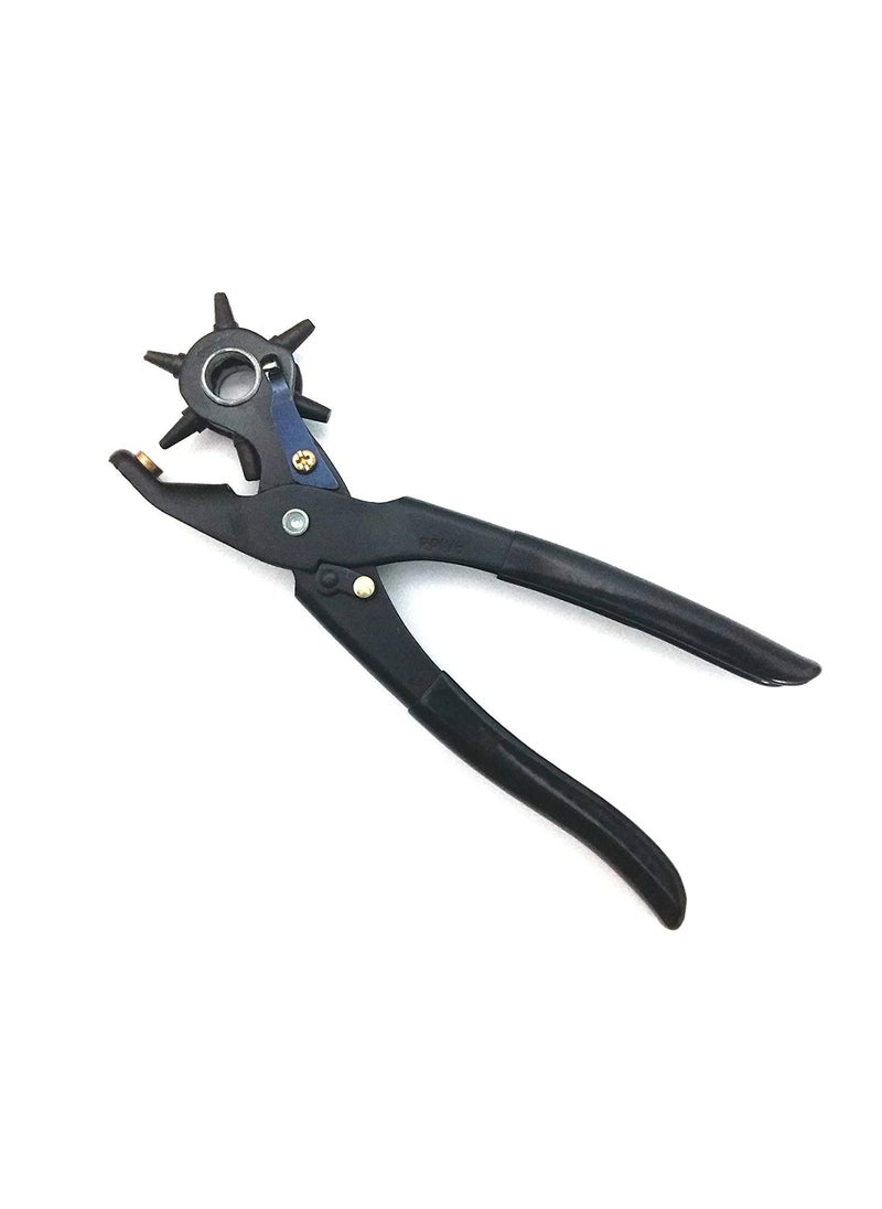 ZIGLY ZIGLY Strong Steel Handle Revolving Leather Punch Plier with Plastic Cover Multicolour  - Image 1