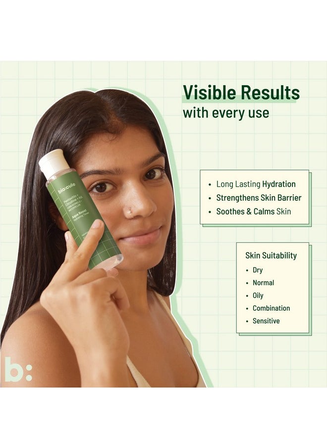 Biocule - Aqua Boost Hydrating Toner Drop Hyaluronic Acid With Pentavitin & Citrulline Enriched With Aloe Vera Cucumber & Rose Water Face Toner For Hydration & Glowing Skin All Skin Types 100Ml - Image 1