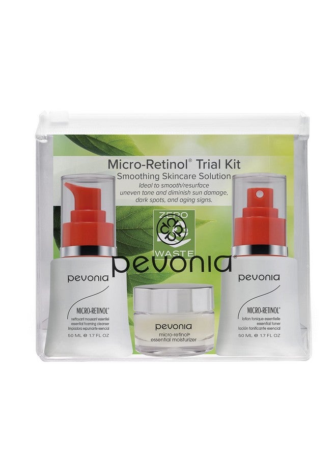 Pevonia Microretinol Trial Kit Smoothing Skincare Solution 11.68 Fl. Oz. - Image 1